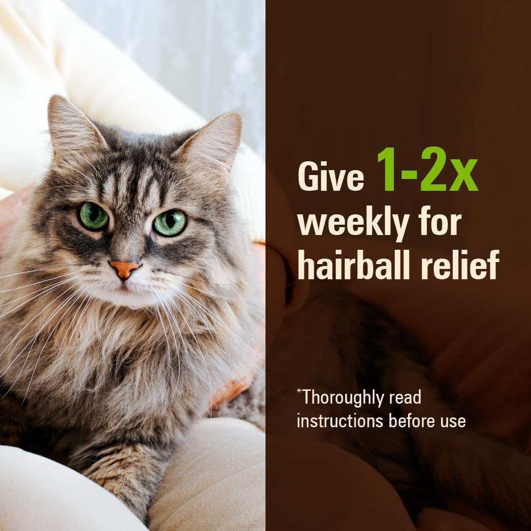 SKY-TOUCH Pet Hairball Relief Gel for Cats – 120g, Natural Formula for Digestive Health, Reduces Shedding, Supports Hairball Elimination