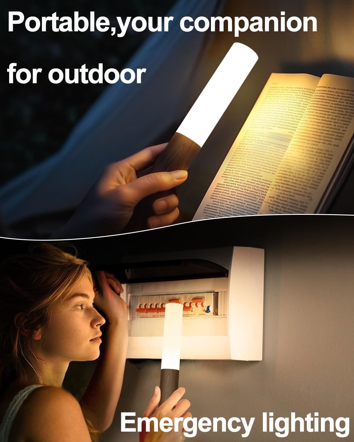 SKY-TOUCH Night light, Lamp, Magnetic Warm Light with Automatic Light Sensor, Dimmable, Handheld, Suitable for Bedrooms and Children's rooms