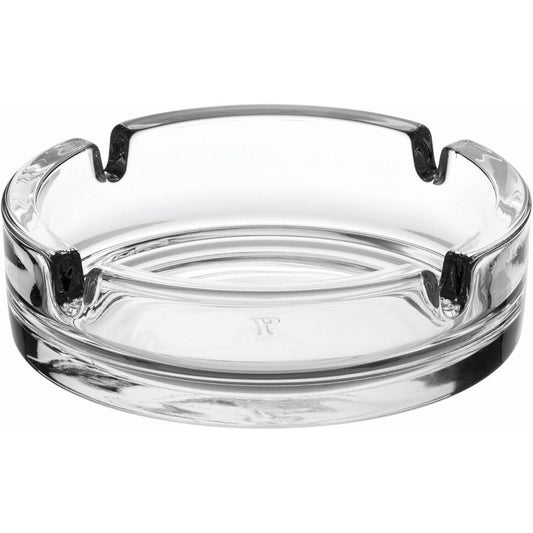 SKY-TOUCH Glass Ashtrays Round Transparent Ashtrays Portable Modern Desktop Containers Suitable for Home Offices, Hotels, Cafes | Durable Desktop Smoking Accessory 10.6cm * 3.5cm