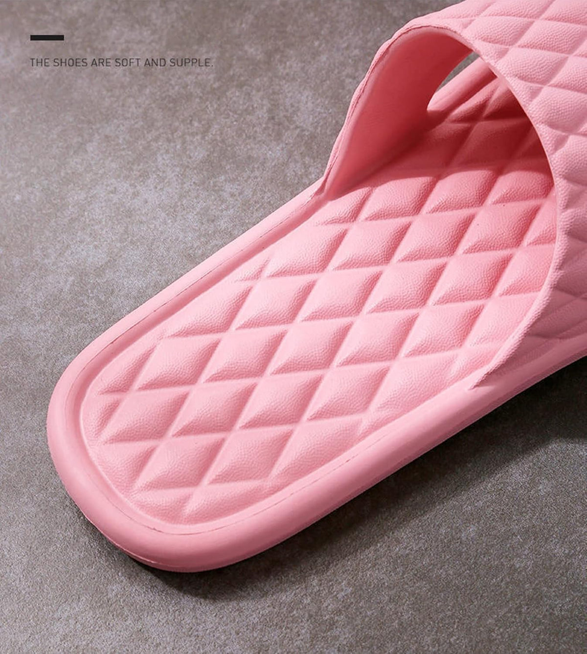 SKY-TOUCH Unisex Shower Slippers, Anti-slip Bathroom Indoor Soft Light Weight Flat Sandals, Size 36-45 - 6
