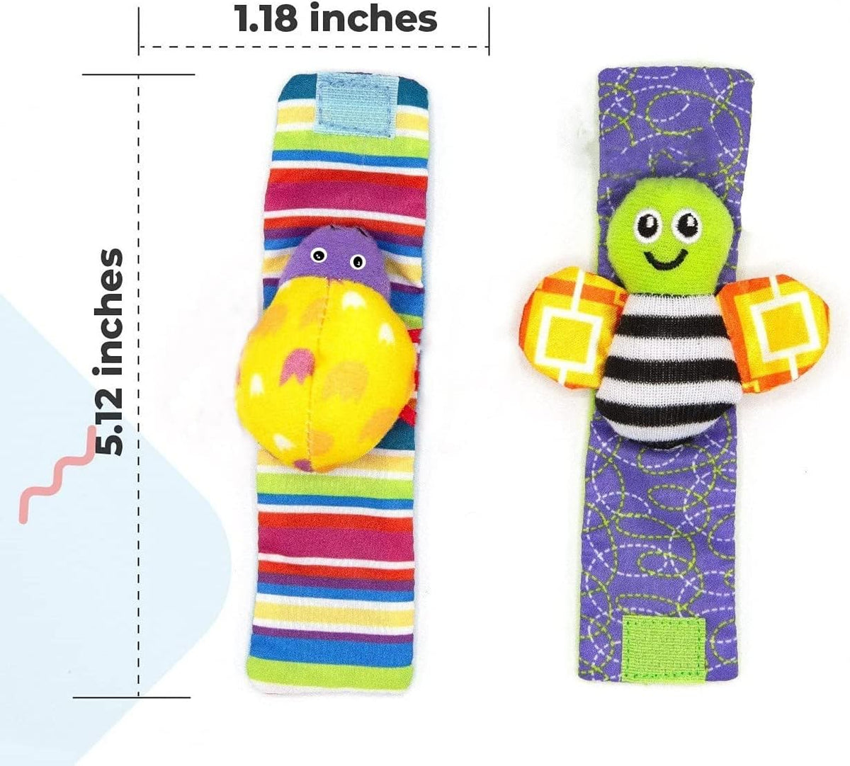 SKY-TOUCH Baby Toys 4 pcs Newborn Development and Foot finder for Boys Girls 0-12 Months - 3