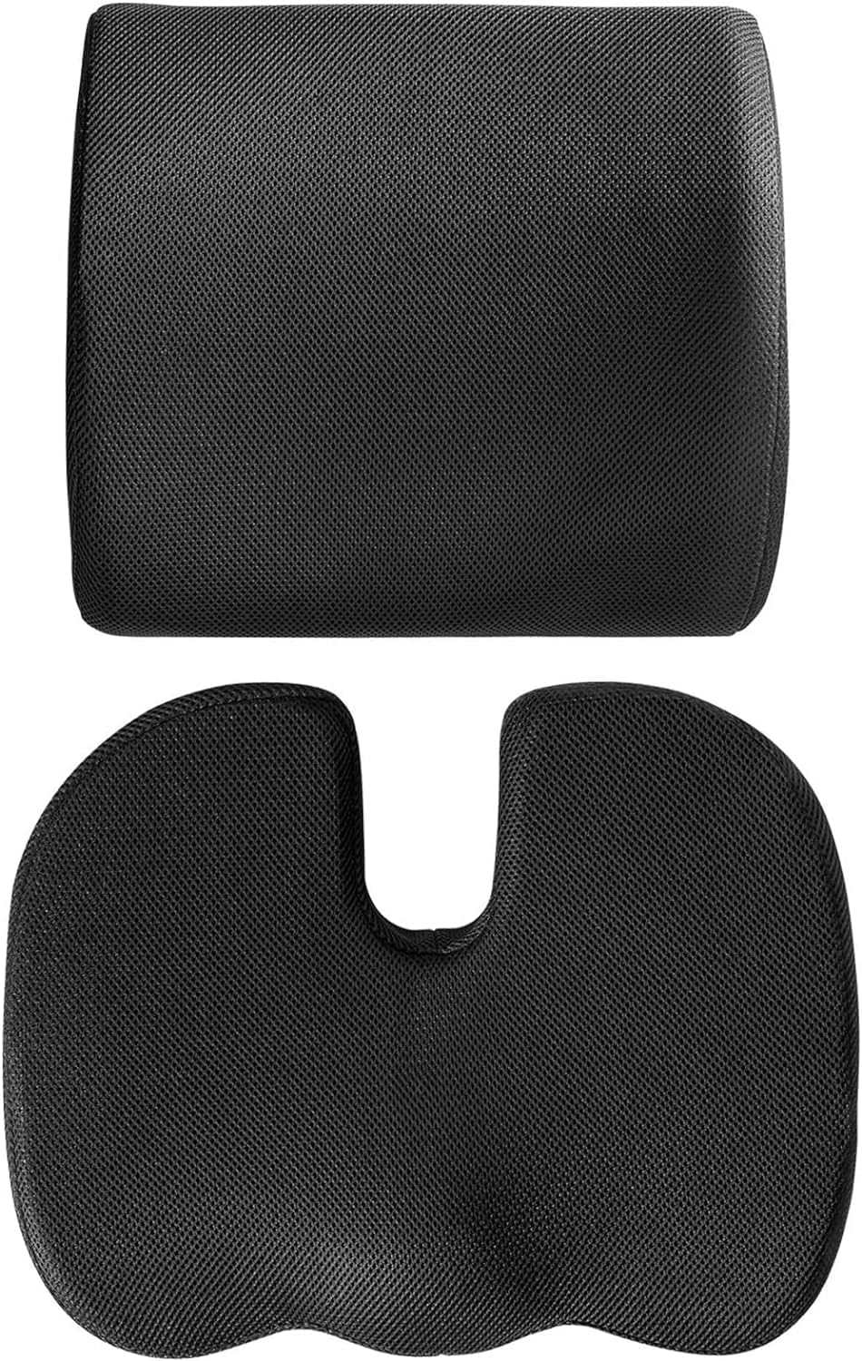 SKY-TOUCH Seat Cushion and Lumbar Support Pillow for Office Desk Chair Back Support Cushion Office Chair Seat Cushion & Back Pillow for Sitting lumbar support Suitable for Home,Office,Wheelchair - 6