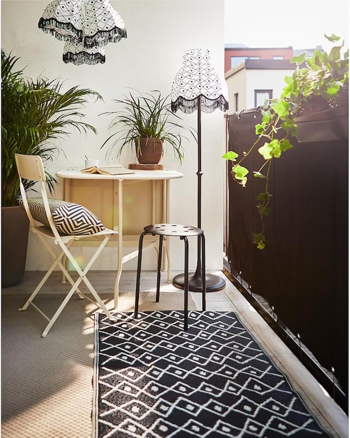 SKY-TOUCH Stackable Marius Stool Chairs, Durable Plastic & Steel, Lightweight, Space-Saving, Anti-Slip Legs, Holds Up to 80kg, Ideal for Indoor/Outdoor Use–Home,Office,Bar,School,Lab - 8