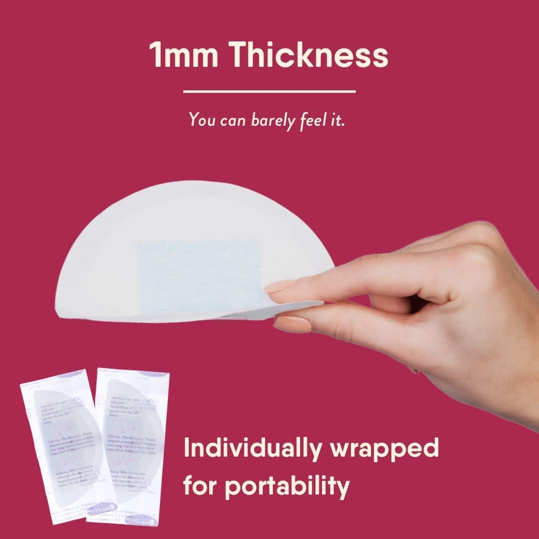 SKY-TOUCH 30 sheet Disposable Breast Pads,Soft Nursing Pads Breast Pads,Wrapped Absorbent Breast Pads for Breastfeeding, Ultra-Absorbent and Portable Breast Pads,Leak-Proof Portable Nipple Pads - 4