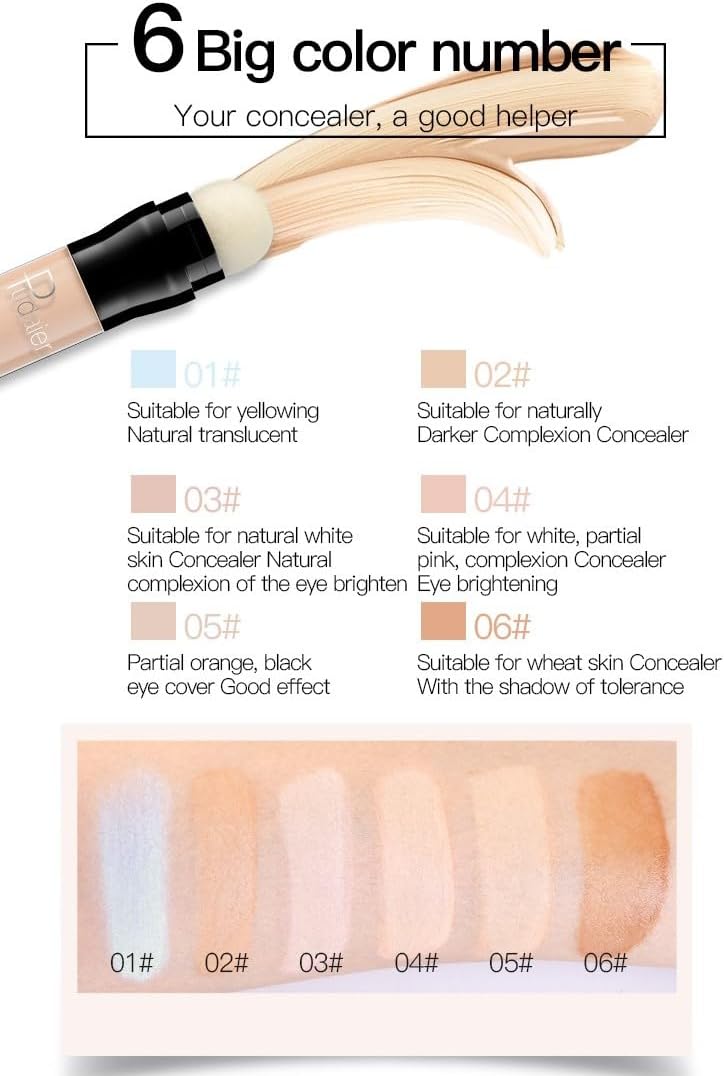 SKY-TOUCH Exquisite Concealer Pen – Full Coverage for Dark Circles, Eye Bags, Spots, Fine Lines, Pores & Lightweight Mousse Texture, Long-Lasting, Moisturizing & Breathable, No Caking or Fading(02) - 3