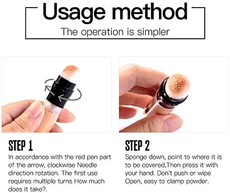 SKY-TOUCH Exquisite Concealer Pen – Full Coverage for Dark Circles, Eye Bags, Spots, Fine Lines, Pores & Lightweight Mousse Texture, Long-Lasting, Moisturizing & Breathable, No Caking or Fading(02) - 6
