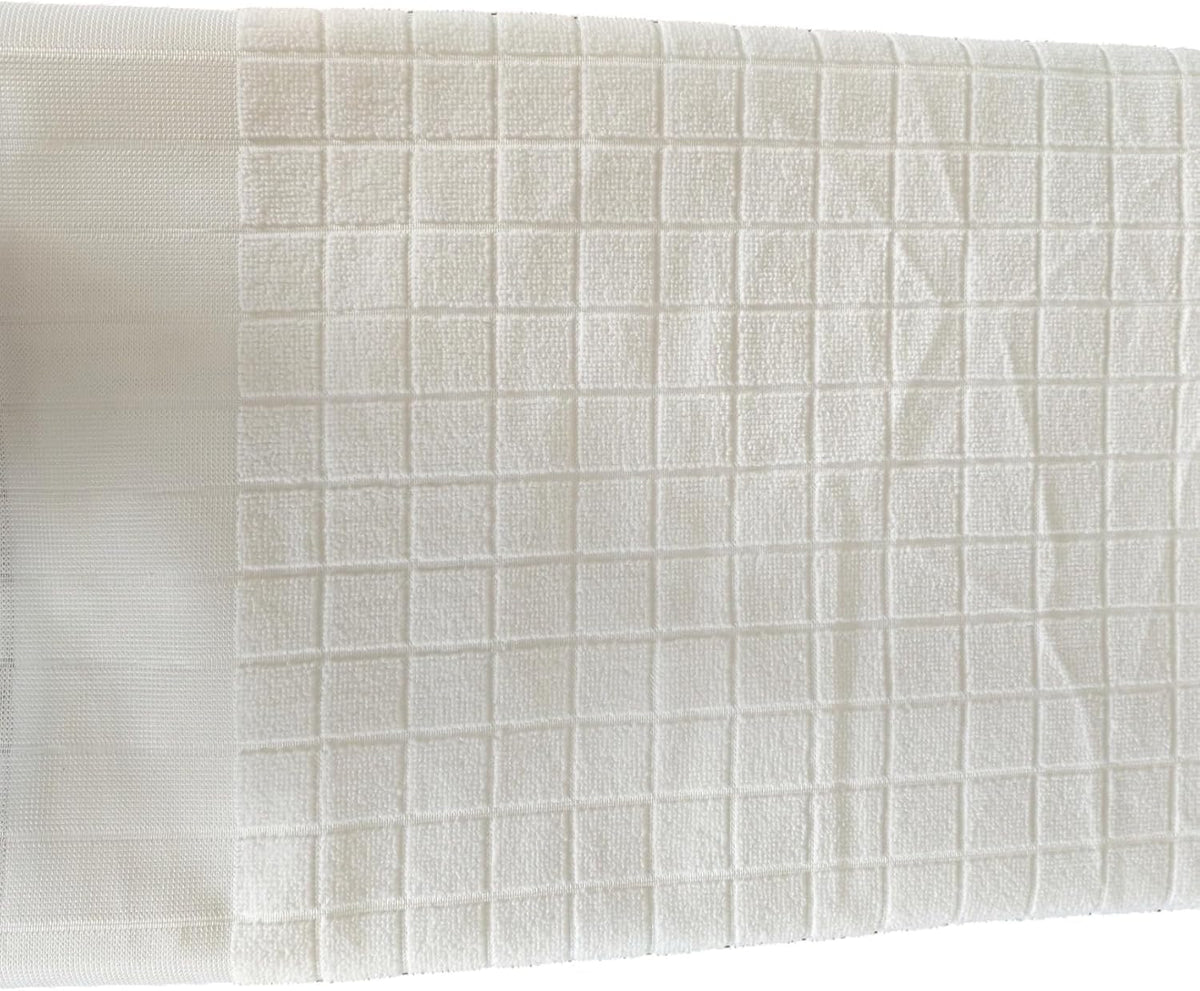 SKY-TOUCH Ihram Towel Set for Hajj & Umrah : 2-Piece Ihram Ahram Towels with Bag – 220 x 110 cm, 700g – Lightweight, Soft, Quick-Drying Fabric, Pilgrimage Ihram Clothing for Mecca Medina (Square) - 4