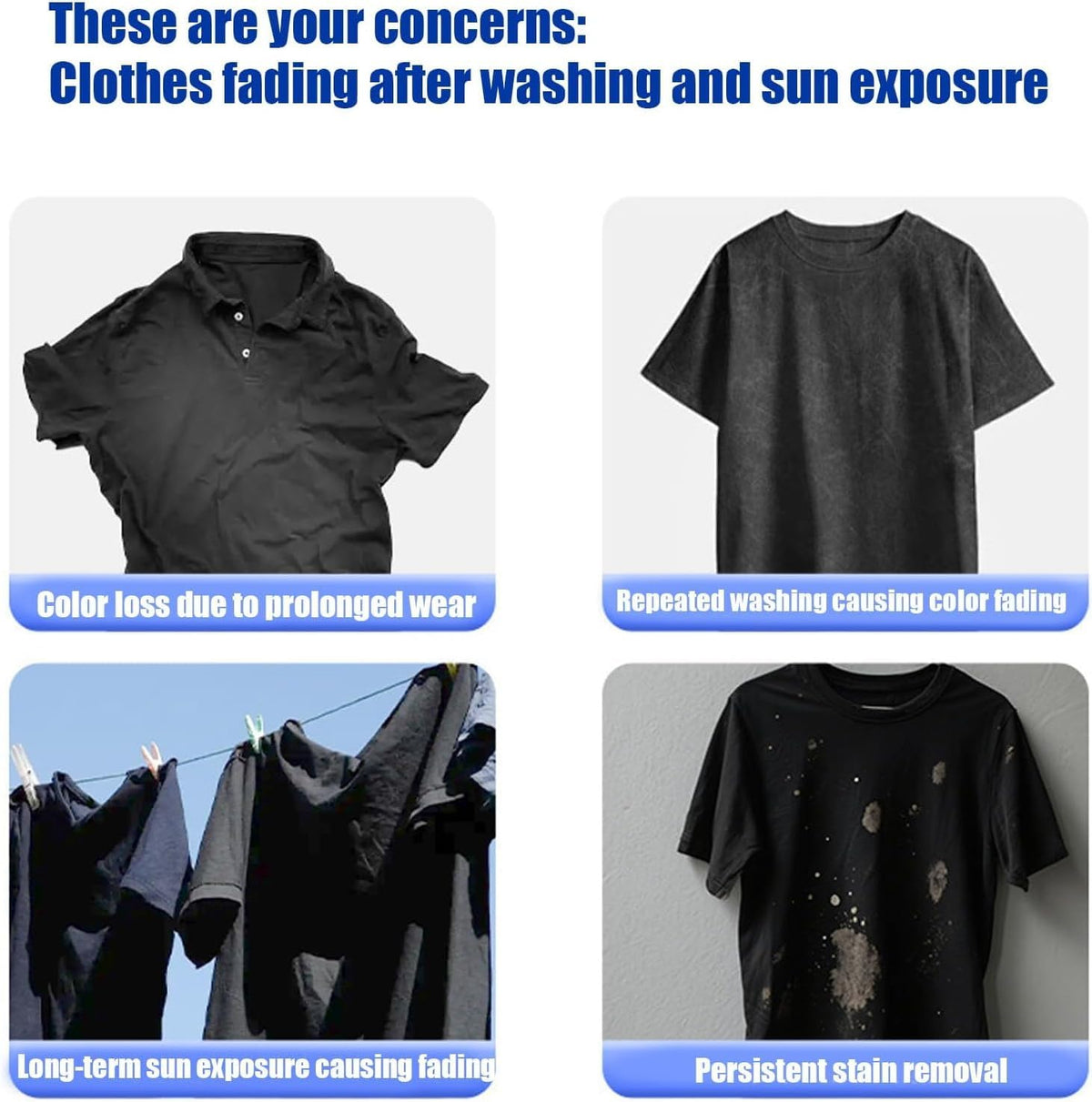 SKY-TOUCH 10PCS Black Fabric Dye Sheets, Clothes Color Restorer & Fade Preventer, Long-Lasting Color Fixing for Cotton, Silk, & More, Anti-Fade Protection for Black Clothes in All Wash Conditions - 5