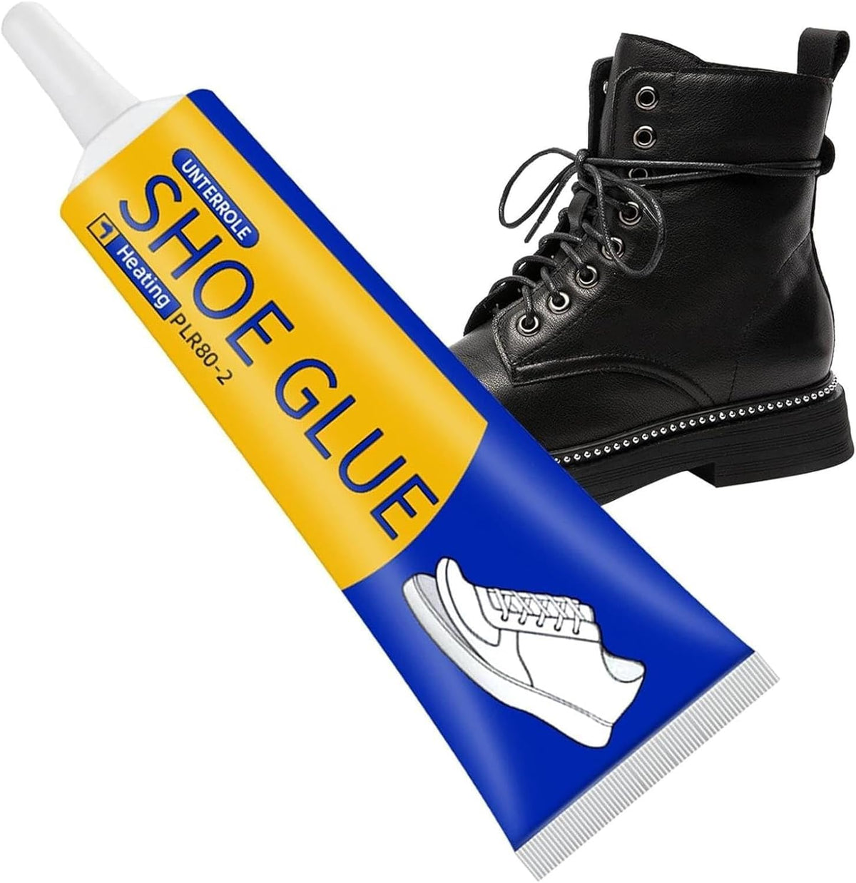 SKY-TOUCH 2PCS Shoe & Leather Glue - Super Strong Waterproof, Fast-Drying Transparent Adhesive, 60ML, Wear-Resistant for Canvas, Leather, Soles & Sports Shoes, with Precision Tip for Repair & Sealing - 5