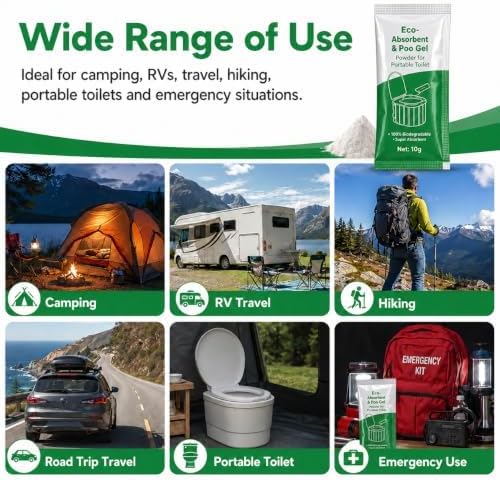 SKY-TOUCH Portable Toilet Gel Powder - 8