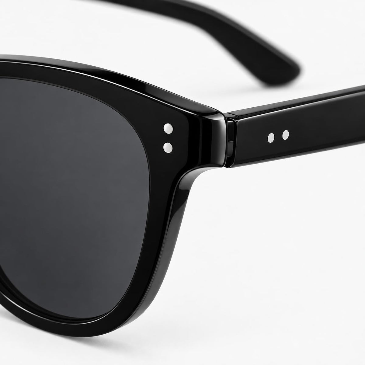 SKY-TOUCH Unisex Retro Oval Sunglasses — Acetate Frame+Titanium hinge, Polarized Lenses Suitable for Driving and Sports, Eco-friendly Packaging - 3
