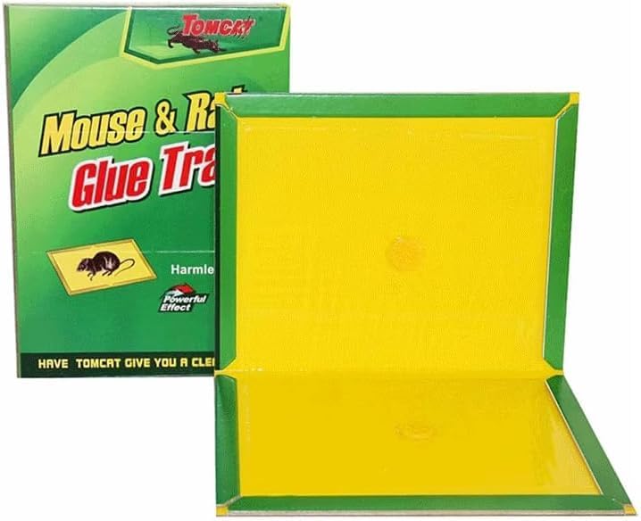 SKY-TOUCH 5pcs Mouse Glue Traps – Strong Adhesive Rodent Catcher, Powerful and Effective Mouse Sticky Boards for Home and Office Pest Control - 6