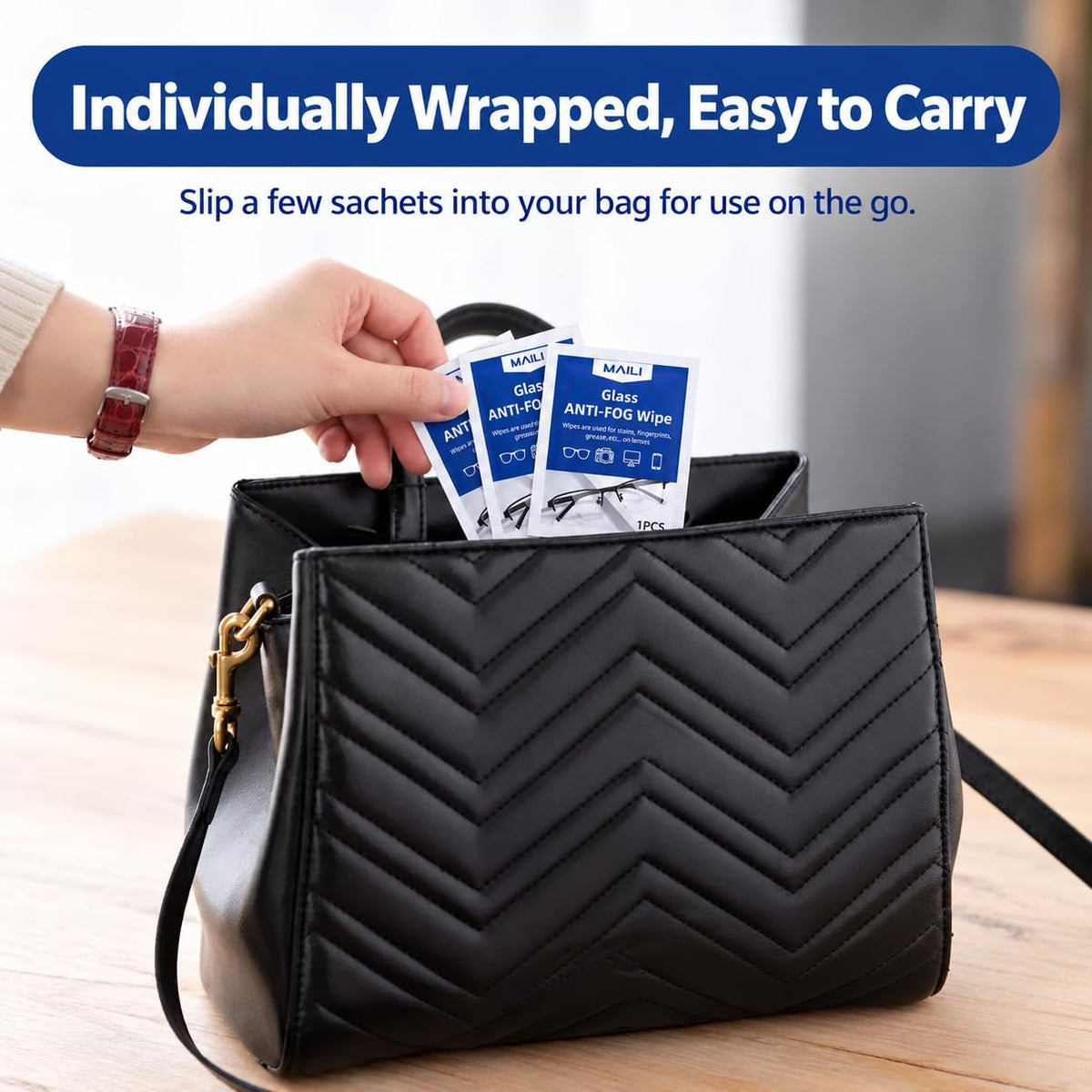 SKY-TOUCH Unisex Anti-Fog Wipe 1pcs Anti-Fog Wipe (pack of 50) - 5