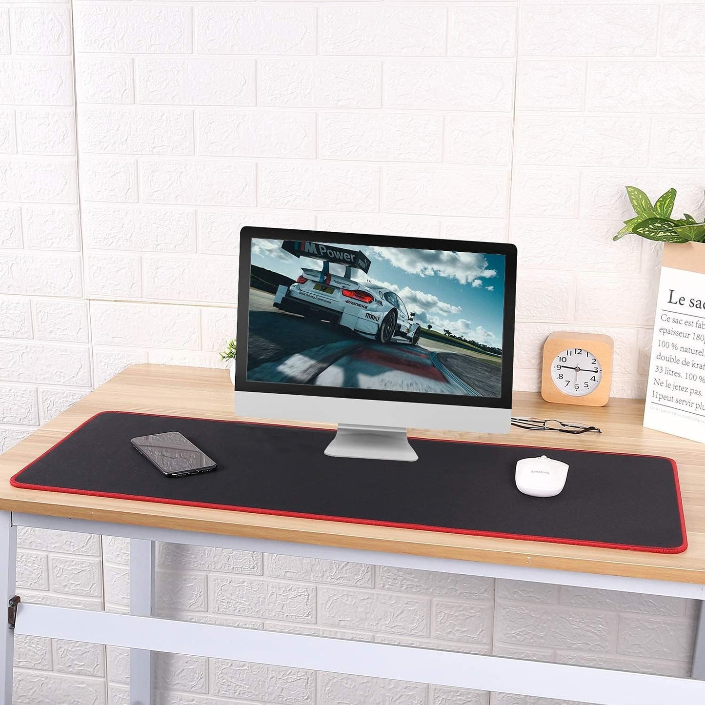 SKY-TOUCH Large Gaming Mouse Pad 80cm x 30cm, Desk Pad Extended Mat Non-Slip Desk Pad Rubber Mice Pads
