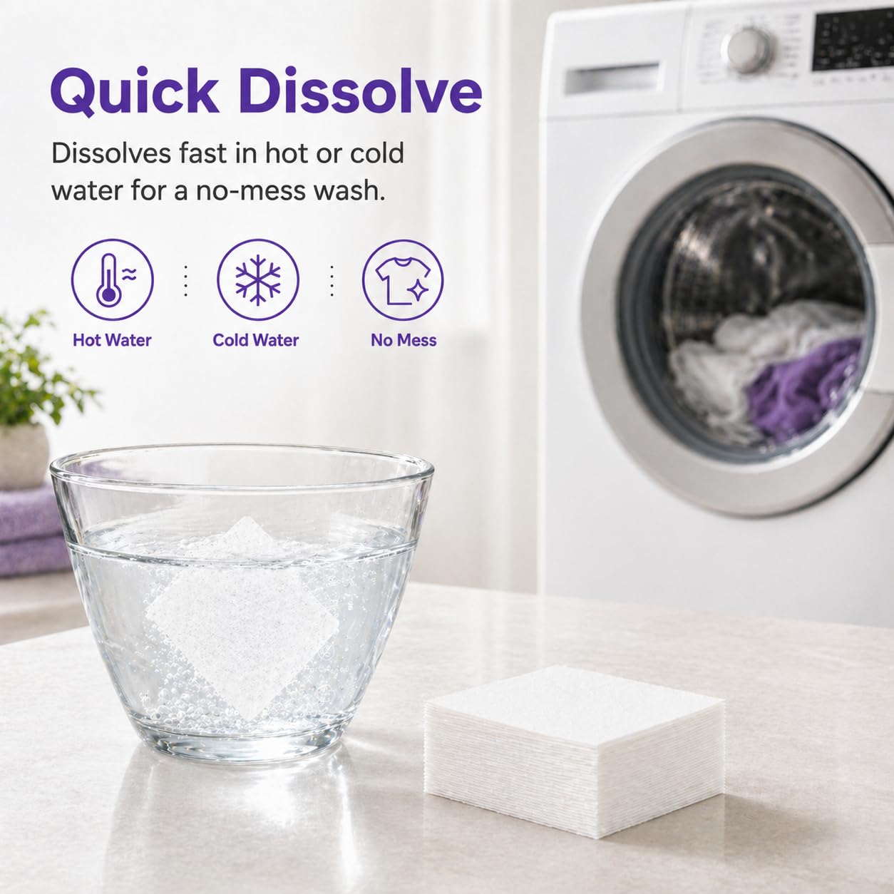 SKY-TOUCH 36pcs High-Strength Laundry Detergent Sheets, Fresh Scent Suitable for Dormitories, Universities, Homes, Hotels Travel