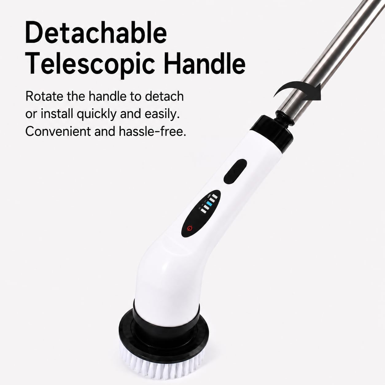 SKY-TOUCH Electric Rotating Cleaning Brush – Cordless Multi-Functional Scrubber with 7 Brush Heads, 2 Adjustable Speeds, Ideal for Bathrooms, Kitchens, Bathtubs & Glass Surfaces