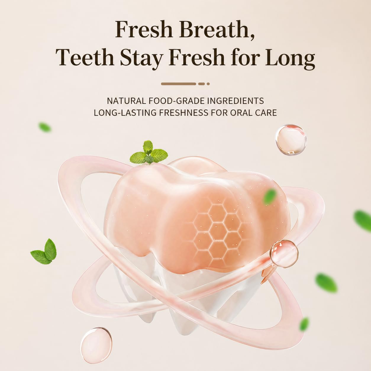 SKY-TOUCH Coconut & Mint Essential Oil Mouthwash 30ml for Oral Care - Fresh Breath, Teeth Whitening & Gum Protection