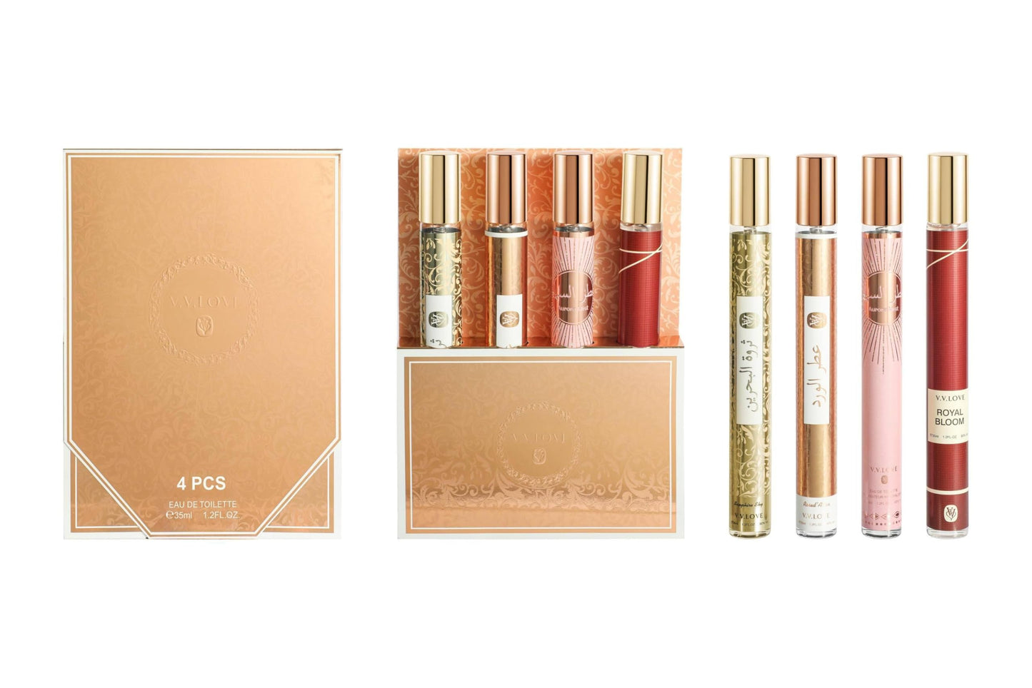 SKY-TOUCH 4-Pack Women’s Eau De Parfum Set – 4x35ml Fragrance Sampler, Long-Lasting Scents, Travel Size, Ideal Gift For Birthdays And Special Occasions
