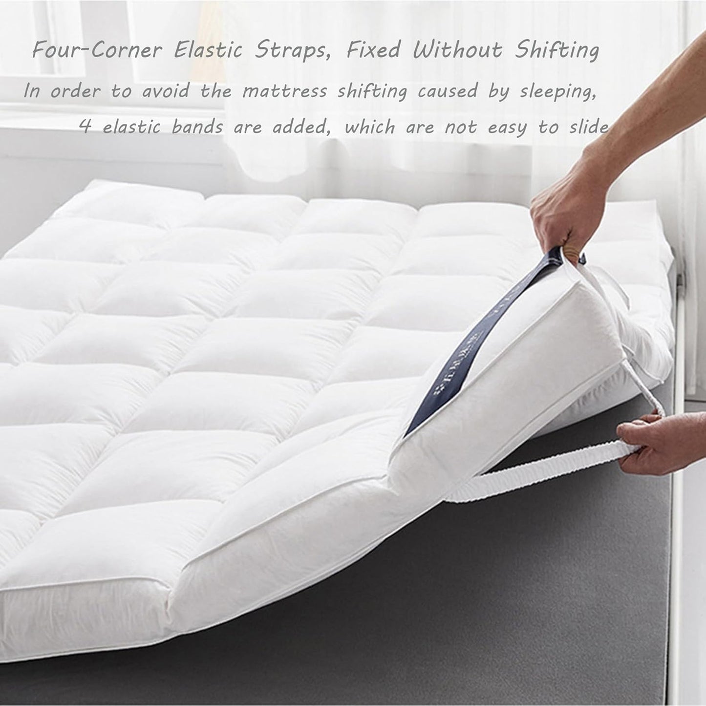 SKY-TOUCH Tatami Floor Mattress, Sleeping Pad Foldable Roll Up Dormitory Mattress Pad,7D Hollow Fiber Filled, For optimal use, must be paired with a Simmons mattress
