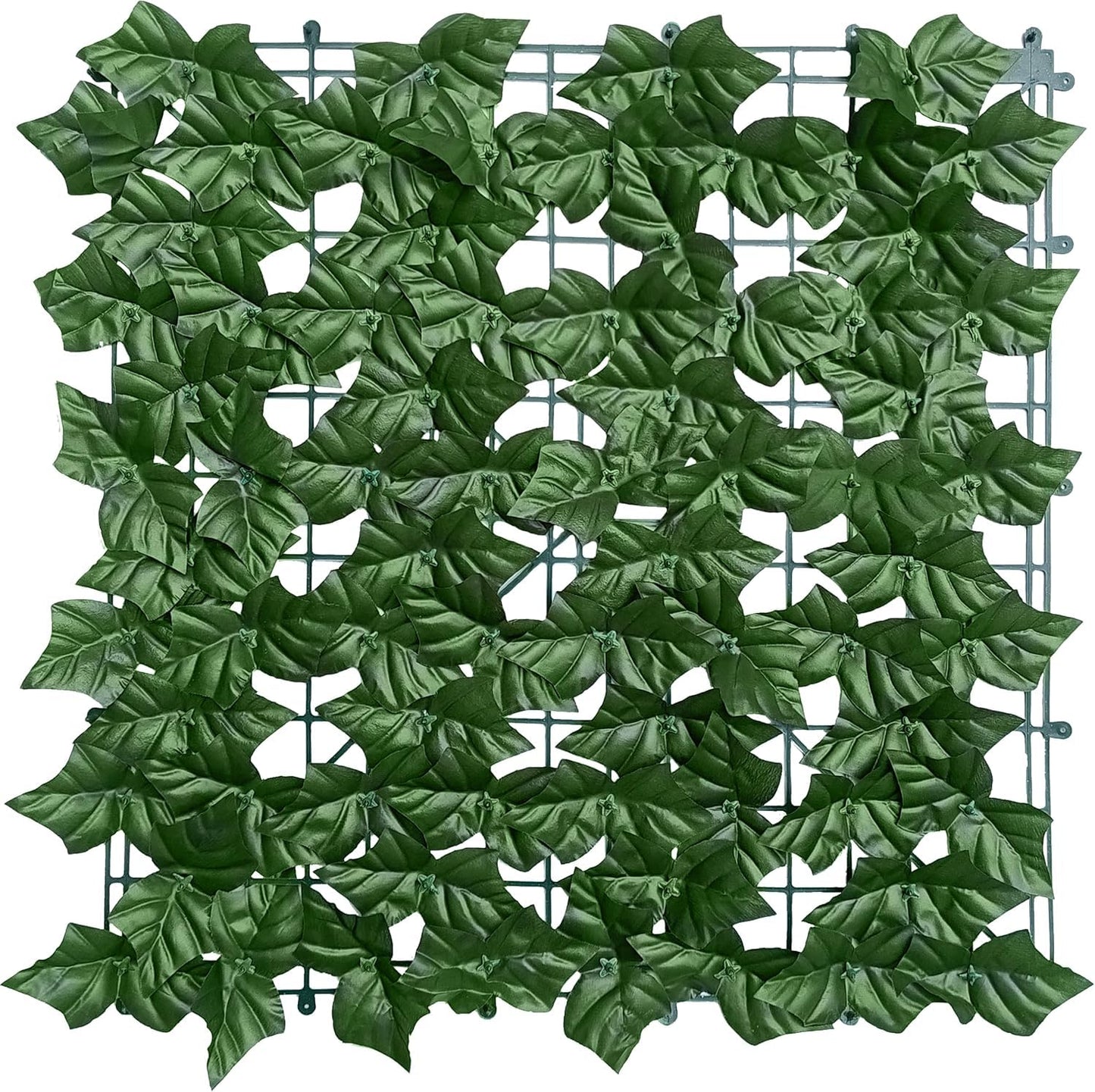 SKY-TOUCH 1x3m Garden Privacy Fence – Artificial Ivy Hedge Roll – Expandable Faux Greenery Screen – Outdoor Garden Decor （Lite Garden Fence）
