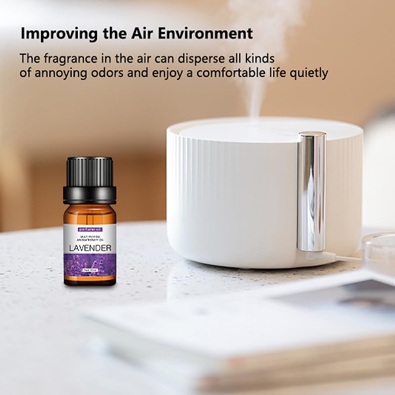 SKY-TOUCH Essential Oils Set, Premium Pure Oil for Diffusers, 100% Therapeutic Grade Aromatherapy Oils, Bottles*10mL x 12 for Sleep, SPA, Relaxation, Ideal for Diffuser & Humidifier - 12 Flavors