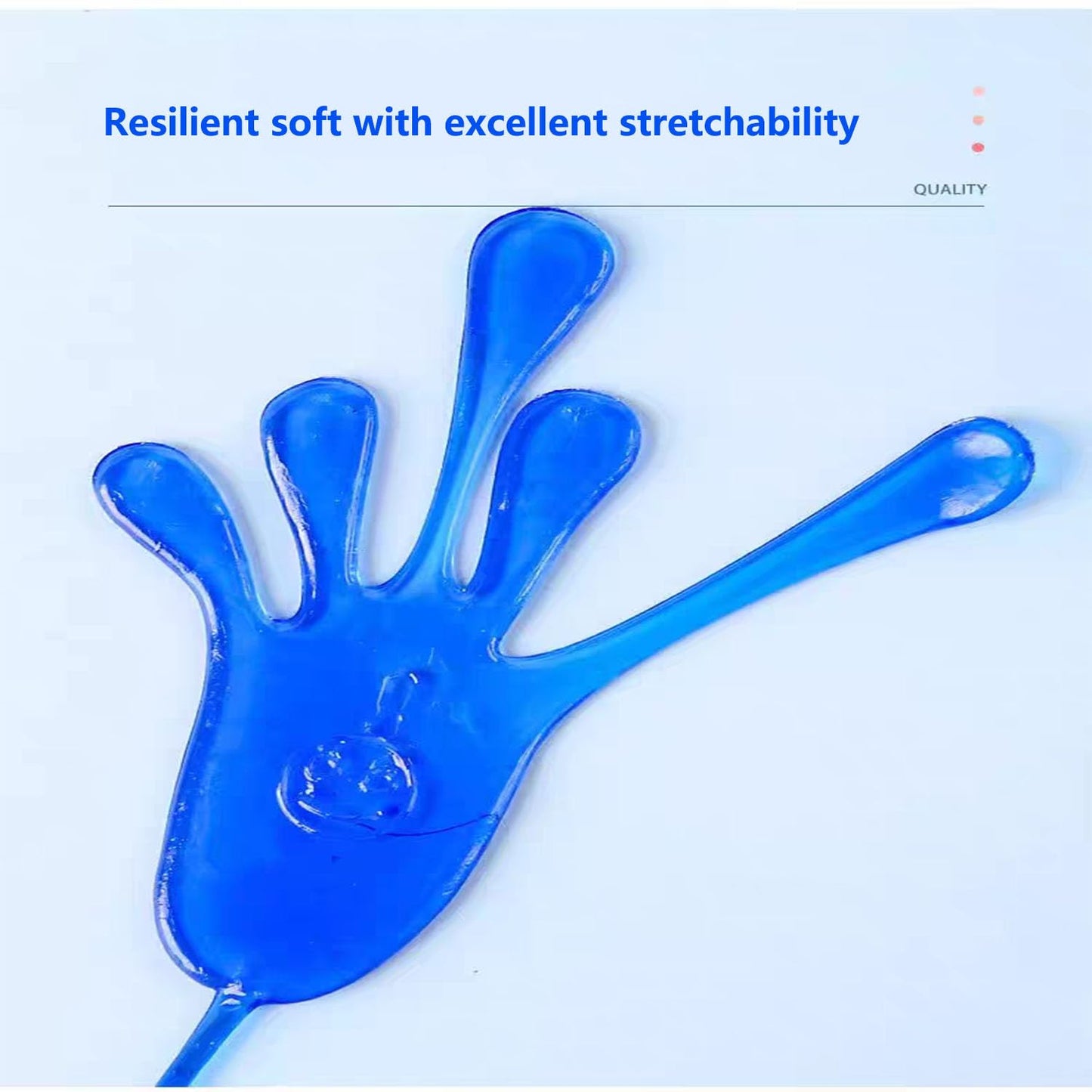 Tuko 20PCS Sticky Hands, Sticky Finger, Kids' Party Favor Sets， Fun Toys, Wacky Fun Stretchy Sticky Hands, Party Favors, Birthday Parties, Toys for Sensory Kids,20PCS