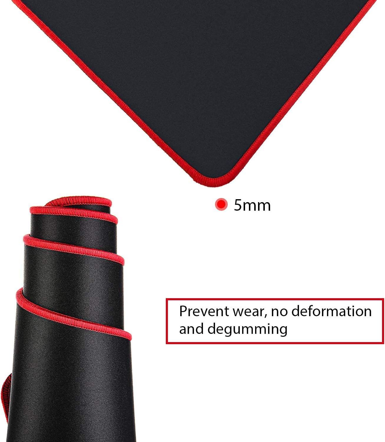SKY-TOUCH Large Gaming Mouse Pad 80cm x 30cm, Desk Pad Extended Mat Non-Slip Desk Pad Rubber Mice Pads