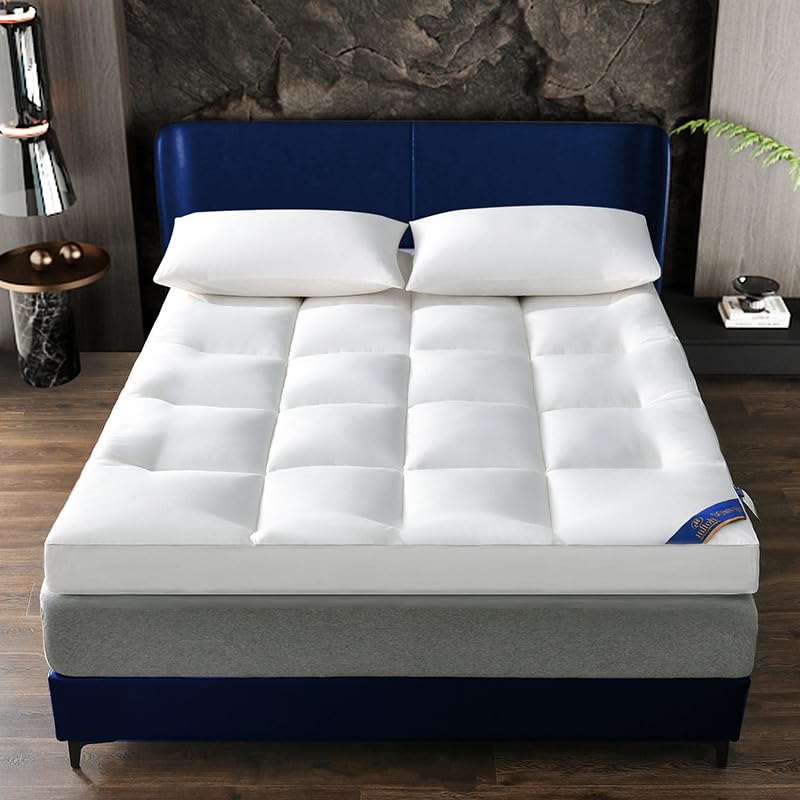 SKY-TOUCH Tatami Floor Mattress(150x200cm), Sleeping Pad Foldable Roll Up Dormitory Mattress Pad,7D Hollow Fiber Filled, For optimal use, must be paired with a Simmons mattress
